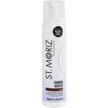 Kroppsmousse Brun utan sol Mörk 200ml St Moriz.