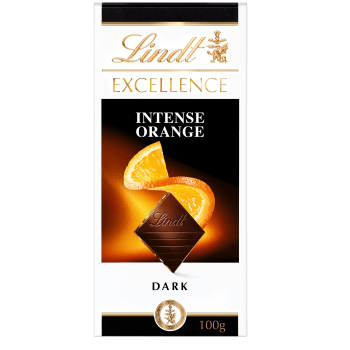 Chokladkaka EXCELLENCE Apelsin Mörk Choklad 100g Lindt.