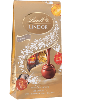 Chokladpralin Lindor Bag Assorted 137g Lindt.