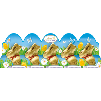 Guldhare Mini 10g 5-p Lindt.