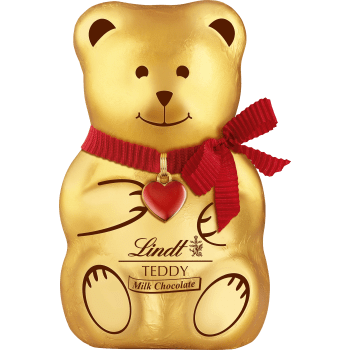 Chokladnalle TEDDY Jul guld 100g Lindt.