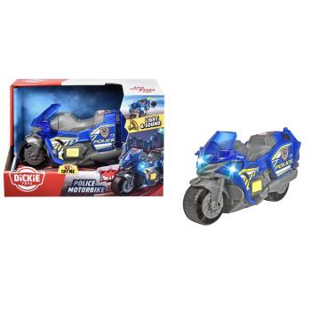 Polismotorcykel 15cm Dickie Toys.