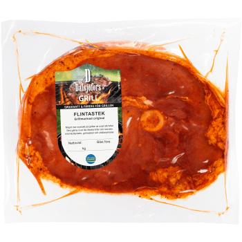 Flintastek Färsk marinerad ca 900g Dalsjöfors Kött.