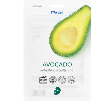 Ansiktsmask Vegan She Mask Avocado 1-p Stay Well.