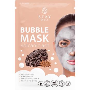 Ansiktsmask Bubble Mask Volcanic Ash 1-p Stay Well.