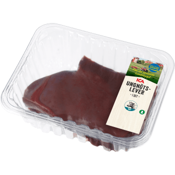 Ungnötslever Färsk ca 500g ICA.