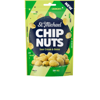Chip Nuts Sourcream & Onion 110g St Michael.
