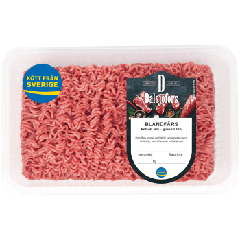 Blandfärs Färsk 20% 1kg Dalsjöfors Kött.