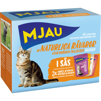 Kattmat Multibox Köttsmaker i sås 1.02kg Mjau.