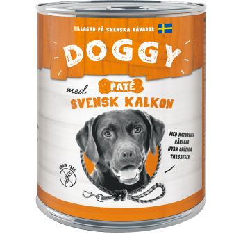 Hundmat Våt Kalkon 800g Doggy.