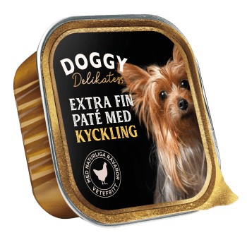 Hundmat Delikatesspaté Kyckling 150g Doggy Delikatess.