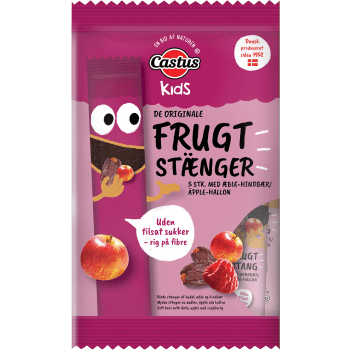 Fruktstång Äpple & Hallon 5-p Castus.
