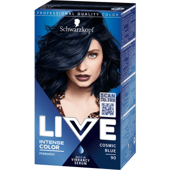 90 Cosmic Blue Hårfärg 1-p Schwarzkopf LIVE XXL.