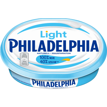 Färskost Naturell Light 11% 200g Philadelphia.