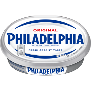 Färskost Naturell 200g Philadelphia.
