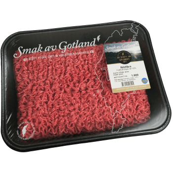 Nötfärs Färsk 12% ca 1,6kg Smak av Gotland.