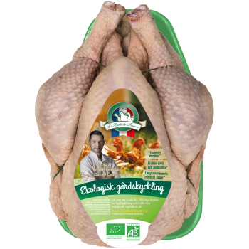 Gårdskyckling hel Ekologisk ca 1,5kg La belle de France.