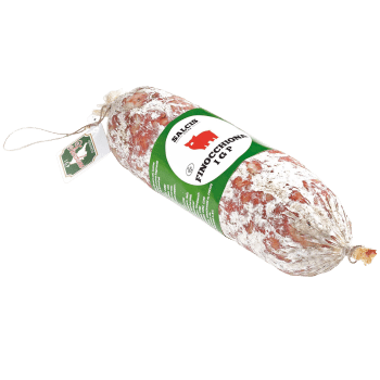 Fänkålsalami i skivor ca 5g Salcis.