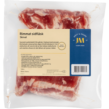 Rimmat Fläsk Skivat ca 800g JM:s Chark.