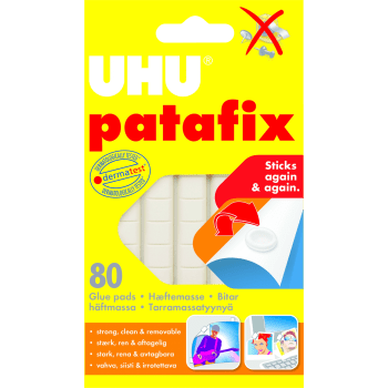 Häftmassa Patafix 80 bitar UHU.