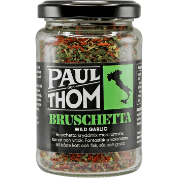 Kryddmix Bruschetta Wild Garlic 65g PAUL och THOM.