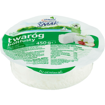 Ost Twarog halvfet 450g Mlekpol.