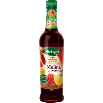 Hallon & Citronsyrup 420ml Herbapol.