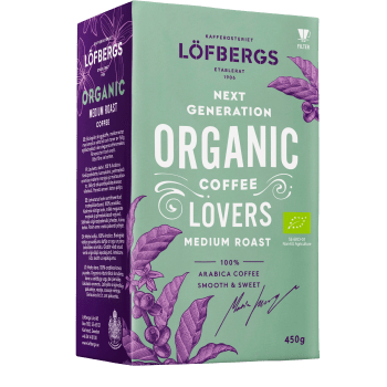 Bryggkaffe Mellanrost Ekologiskt 450g Löfbergs.