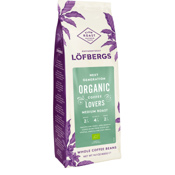 Kaffe Hela bönor Mellanrost Ekologiskt 400g Löfbergs.