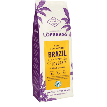 Kaffebönor Brazil Medium Roast Ekologiskt 400g Löfbergs.