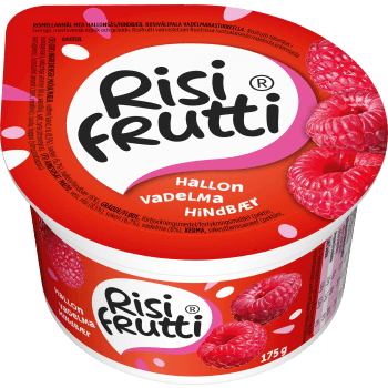 Mellanmål Hallon 175g Risifrutti.