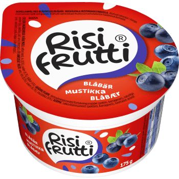 Mellanmål Blåbär 175g Risifrutti.