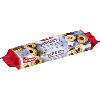 Kakor Piruett med Chokladsmak 110g Semper.