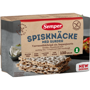 Spisknäcke med Surdeg 130g Semper.