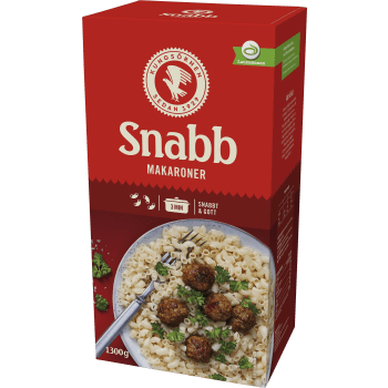 Snabbmakaroner 1300g Kungsörnen.