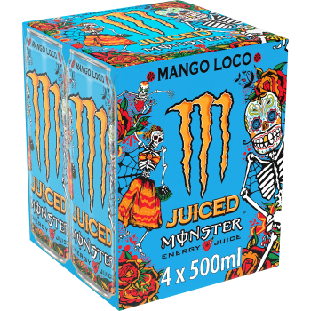 Energidryck Mango Loco 4x50cl Monster Energy.