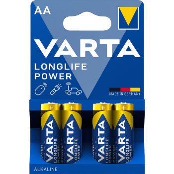 Batteri Longlife power AA 4-p.