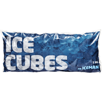 Isbitar i påse 2kg Mr Iceman.