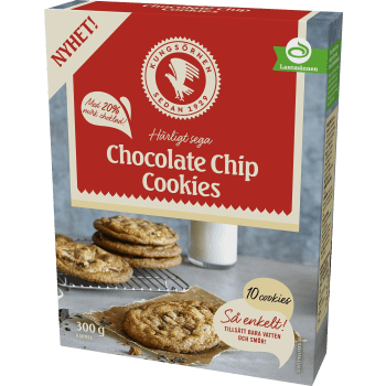 Kakmix Chocolate Chip Cookies 300g Kungsörnen.