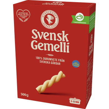 Pasta Svensk Gemelli 500g Kungsörnen.