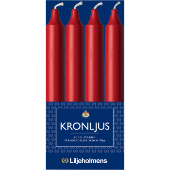 Kronljus Röd 4-p Liljeholmens.