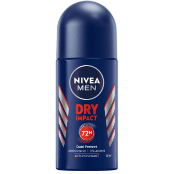 Deodorant Roll On Dry Impact 50ml Nivea men.
