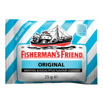 Halstabletter Original Sockerfri 25g Fisherman's Friend.