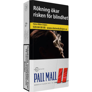 Red 100´s 20-p Pall Mall.