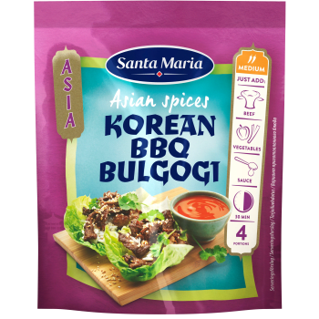 Asian spices Korean BBQ bulgogi 35g Santa Maria.