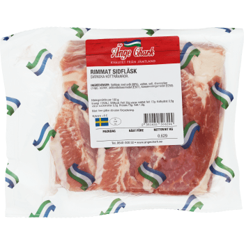 Rimmat Sidfläsk ca 500g Änge Chark.