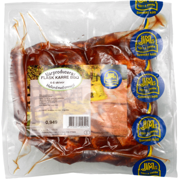 Fläskkarré Bbq ca 875g JM Kött & Chark.