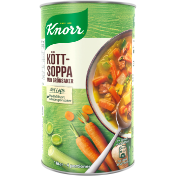 Köttsoppa med grönsaker 550g Knorr.