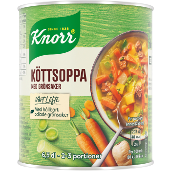 Köttsoppa med grönsaker 340g Knorr.
