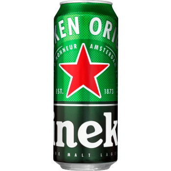 Öl Lager 3,5% 50cl Heineken.